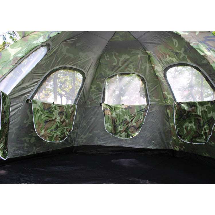 Automatic tent outdoor, 6-8 people, many people, single layer, multi people tent camping, camping trip, factory direct sales smart safari