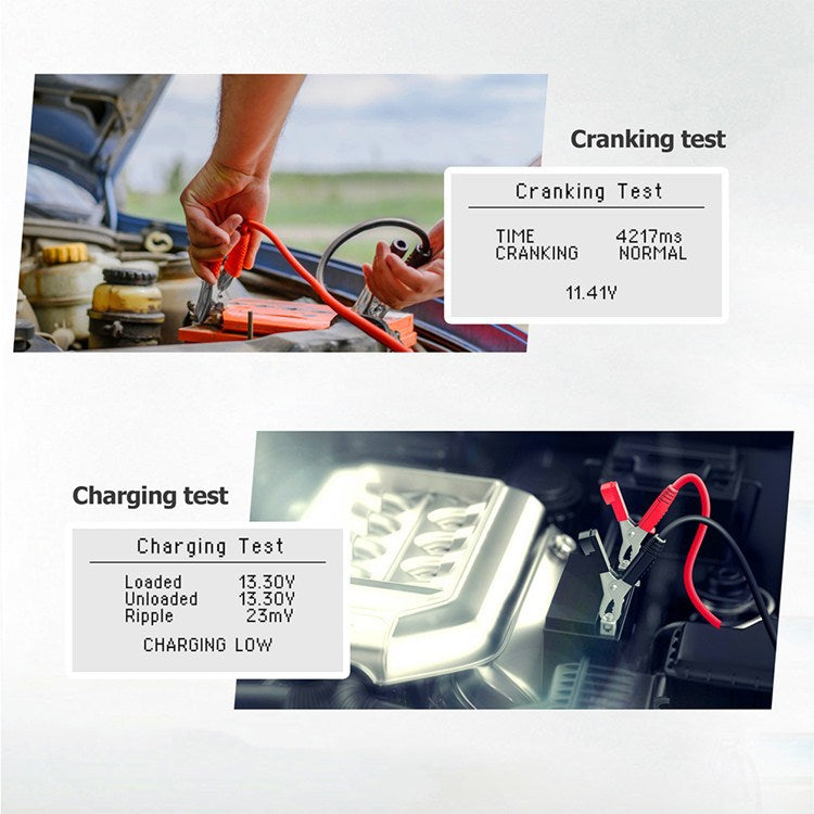 Automobile Battery Tester 12V Battery Detector smart safari