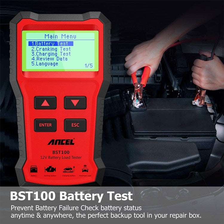 Automobile Battery Tester 12V Battery Detector smart safari