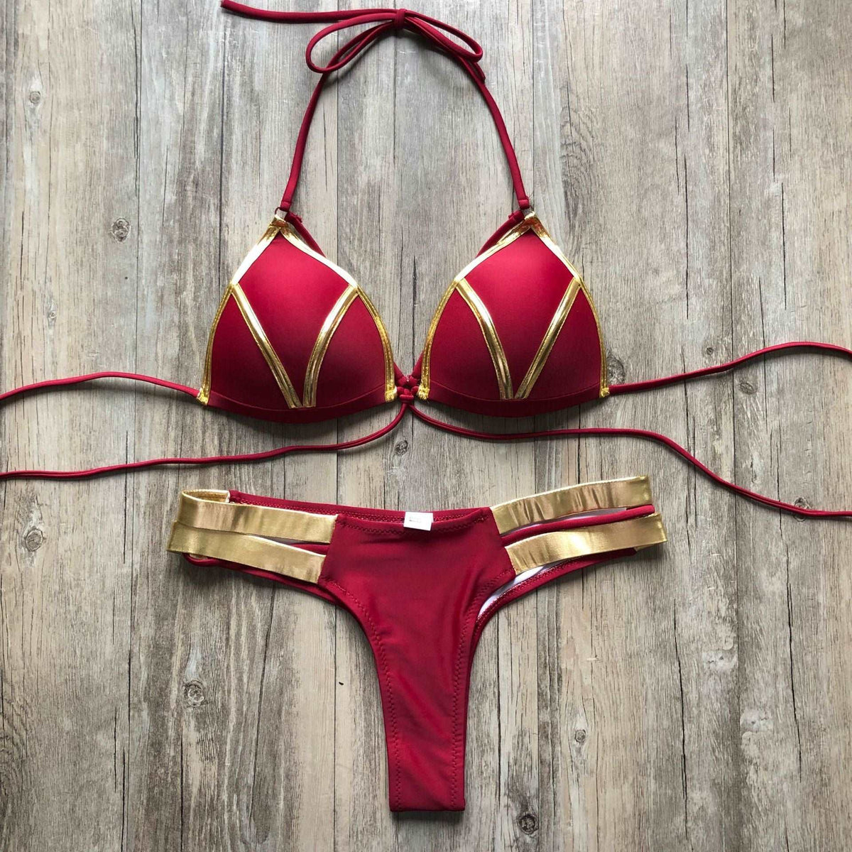 Bronzing bikini smart safari