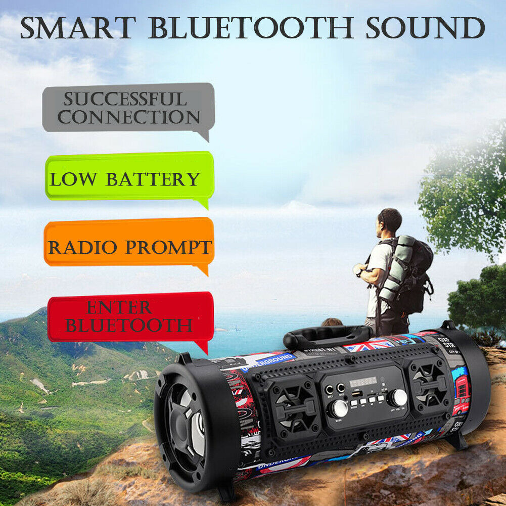 High-power Portable Waterproof Wireless Bluetooth Speaker smart safari