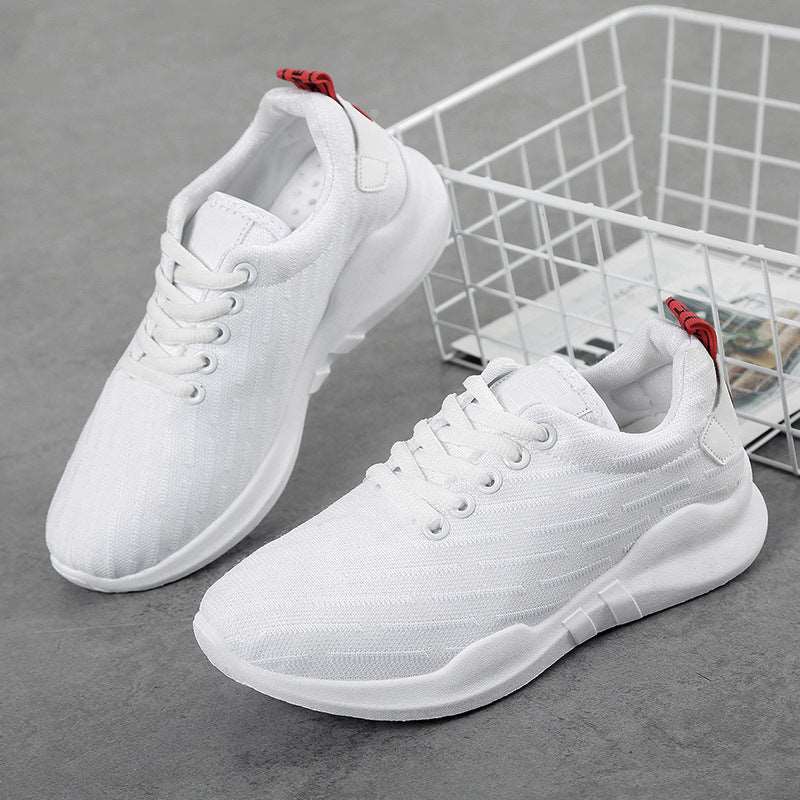 Korean Style Breathable Knitted Sneakers For Women smart safari