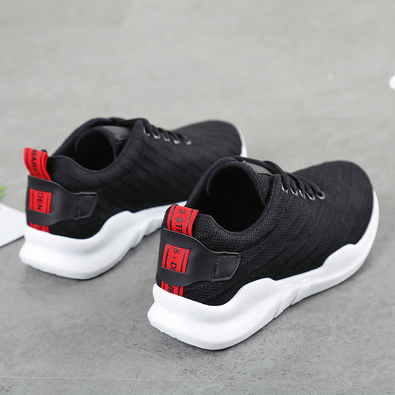 Korean Style Breathable Knitted Sneakers For Women smart safari