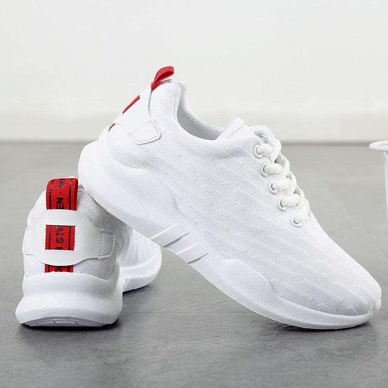 Korean Style Breathable Knitted Sneakers For Women smart safari