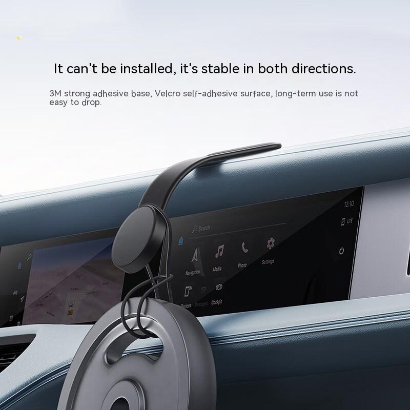 Magnetic Bendable Car Mobile Phone Holder Wireless Charger Phone Holder 15W Car Dash Mount Compatible With Phone smart safari