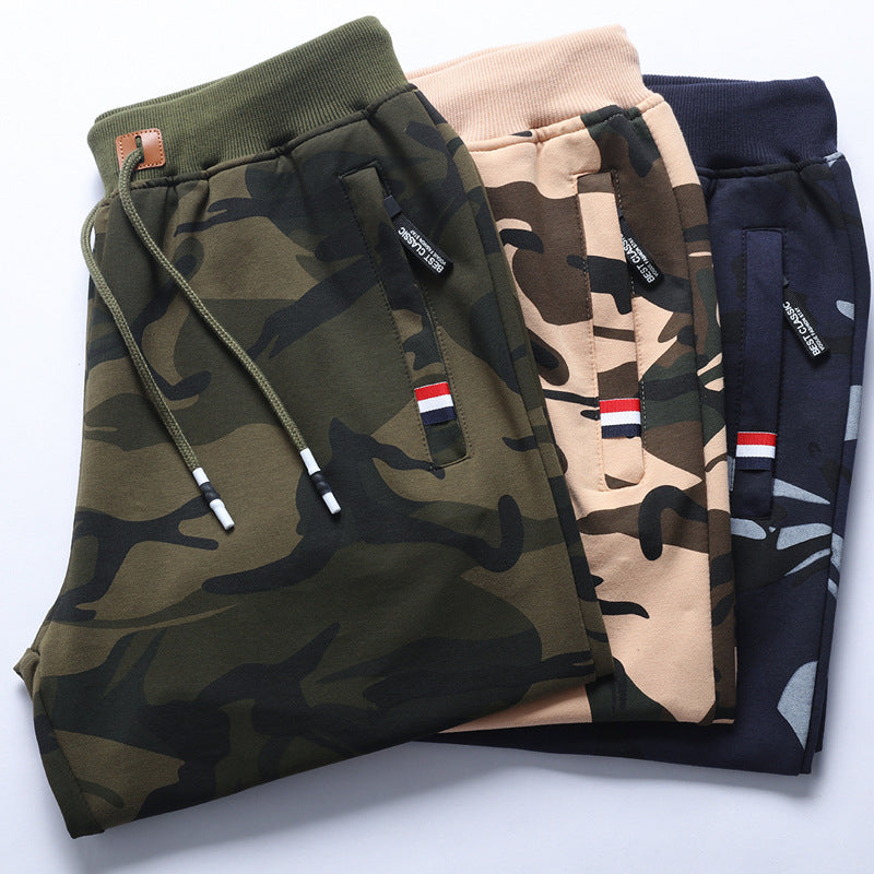 Men's Casual Camo Five Pants Teen Fashion Sports Shorts Men's smart safari