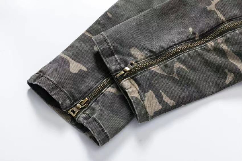 Men's Trendy Pocket Slim Camo Cargo Pants smart safari