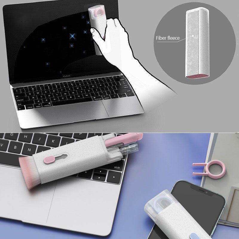 Multifunctional Bluetooth Headset Cleaning Pen Set Keyboard Cleaner Cleaning Tools Cleaner Keycap Puller Kit smart safari