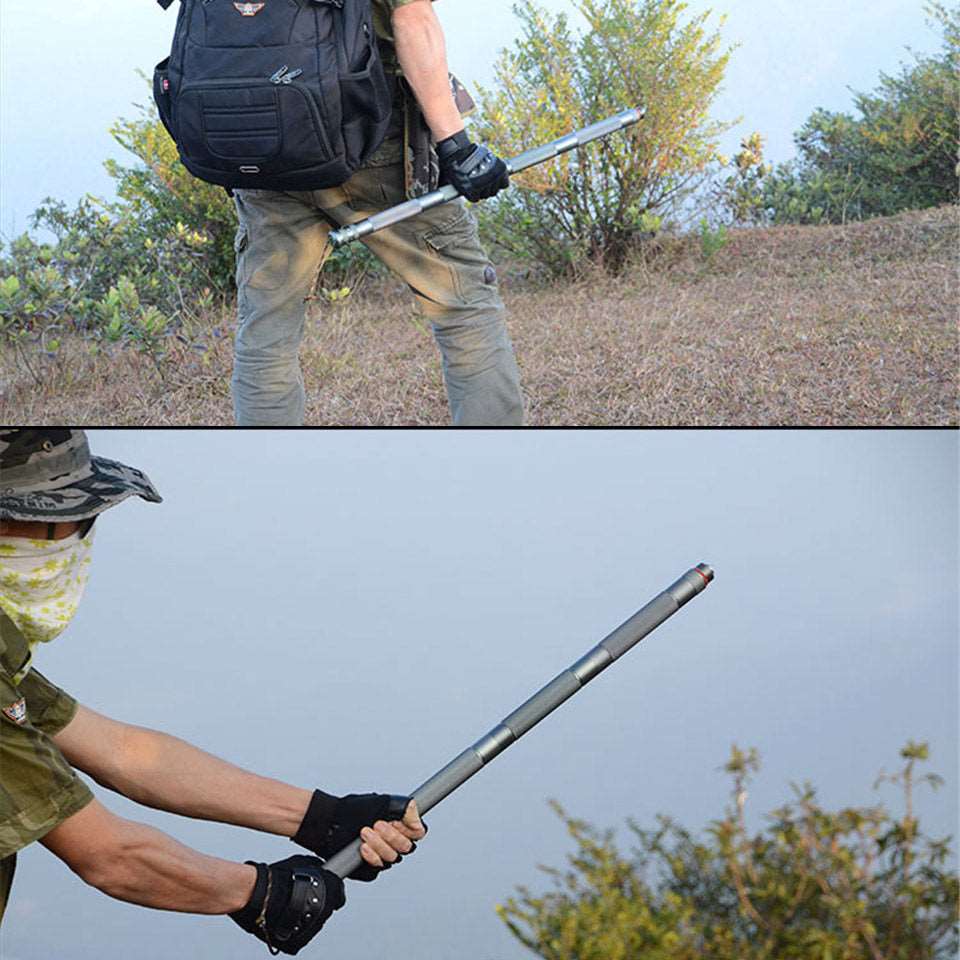 Outdoor Defense Tactical Stick Alpenstock Hiking Camping Equipment Multifunctional Walking Stick smart safari