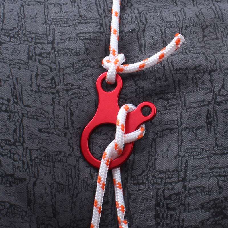 Outdoor camping snail wind rope buckle smart safari