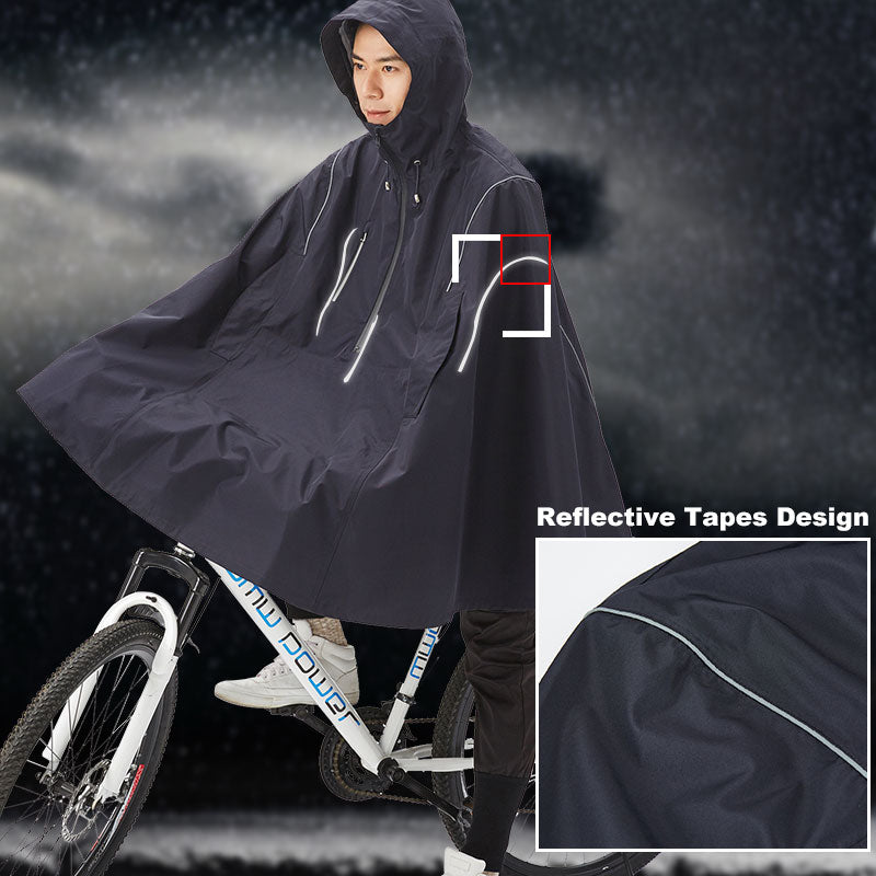 Raincoat poncho adult outdoor fashion raincoat smart safari