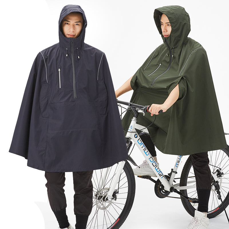 Raincoat poncho adult outdoor fashion raincoat smart safari