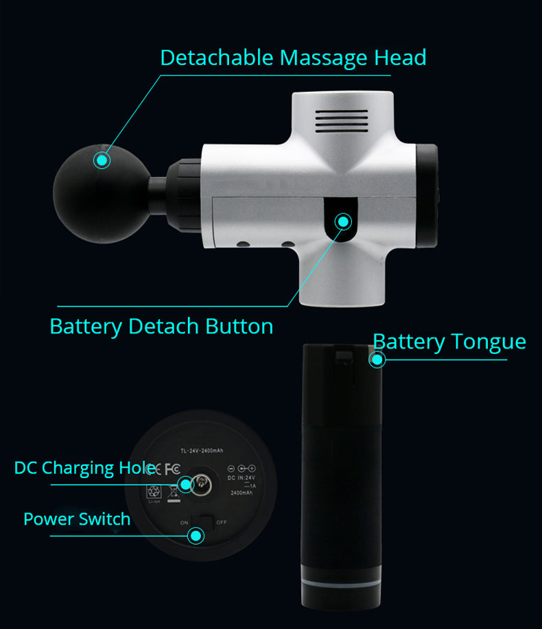 Relax Tissue Deep Muscle Massage Gun smart safari