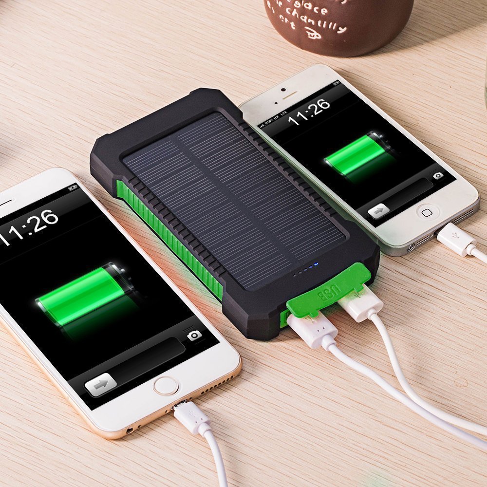 Universal Ultra-thin Mobile Phone Solar Charger Camping Lights smart safari